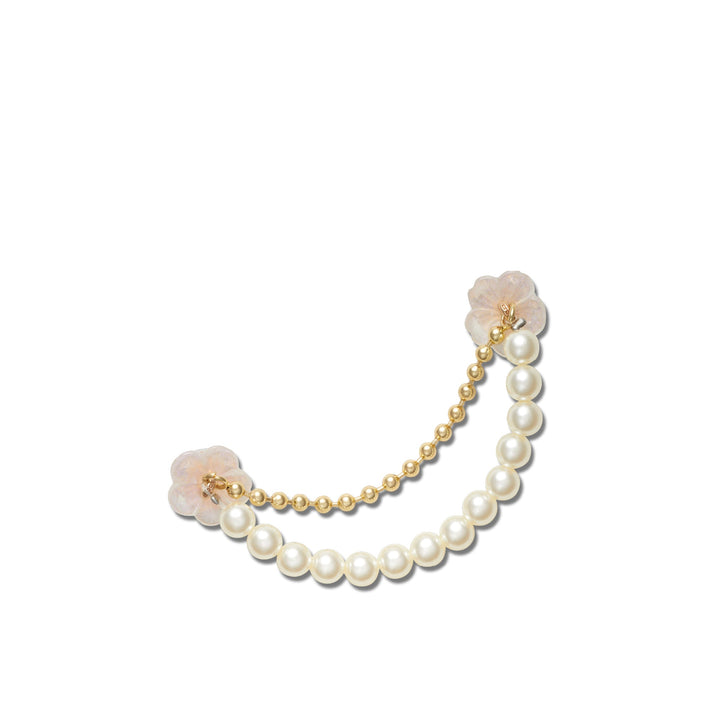 ตัวติดรองเท้า JIBBITZ™ GOLD AND SILVER PEARL CHAIN