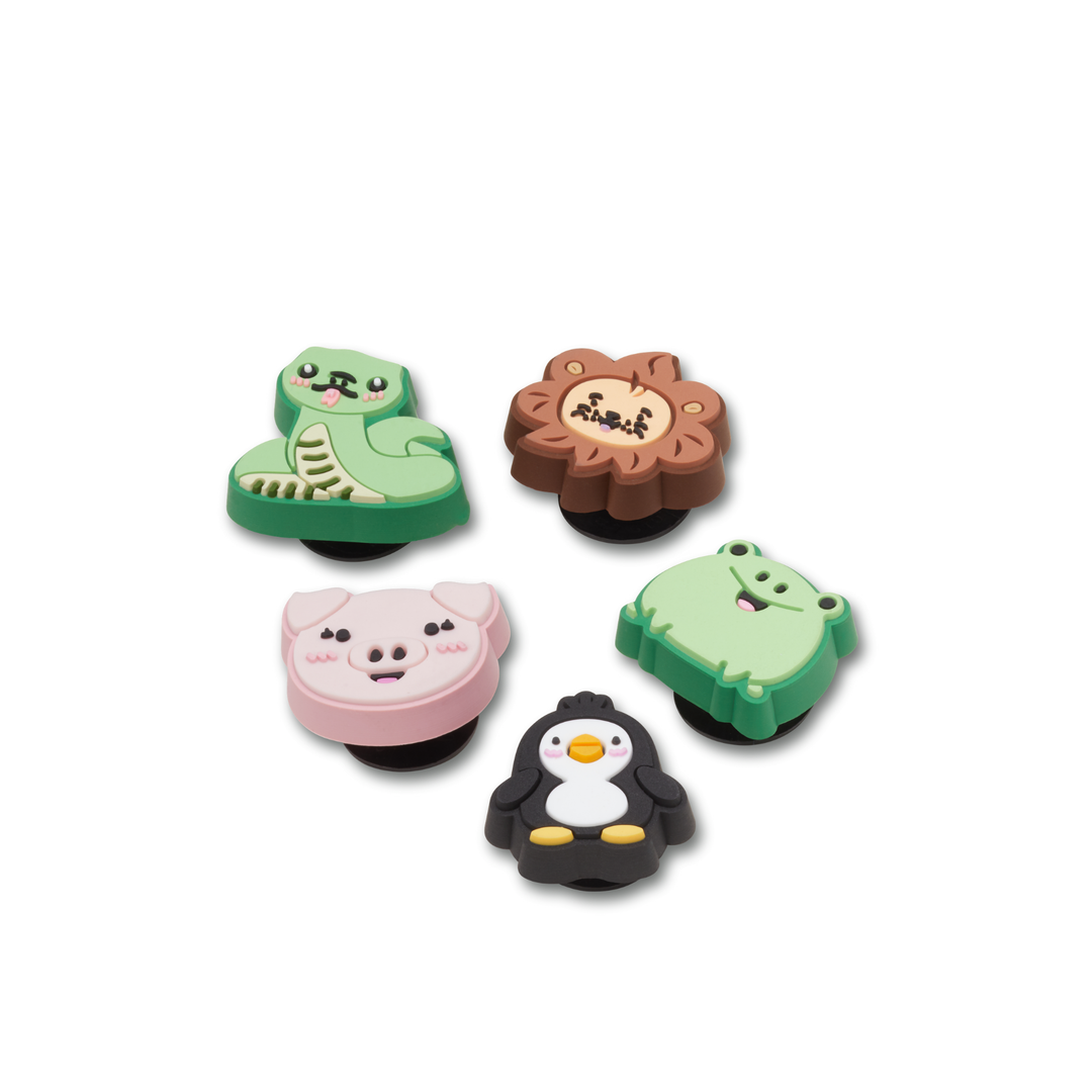 JIBBITZ™ CARTOON ANIMAL FRIENDS 5 PACK