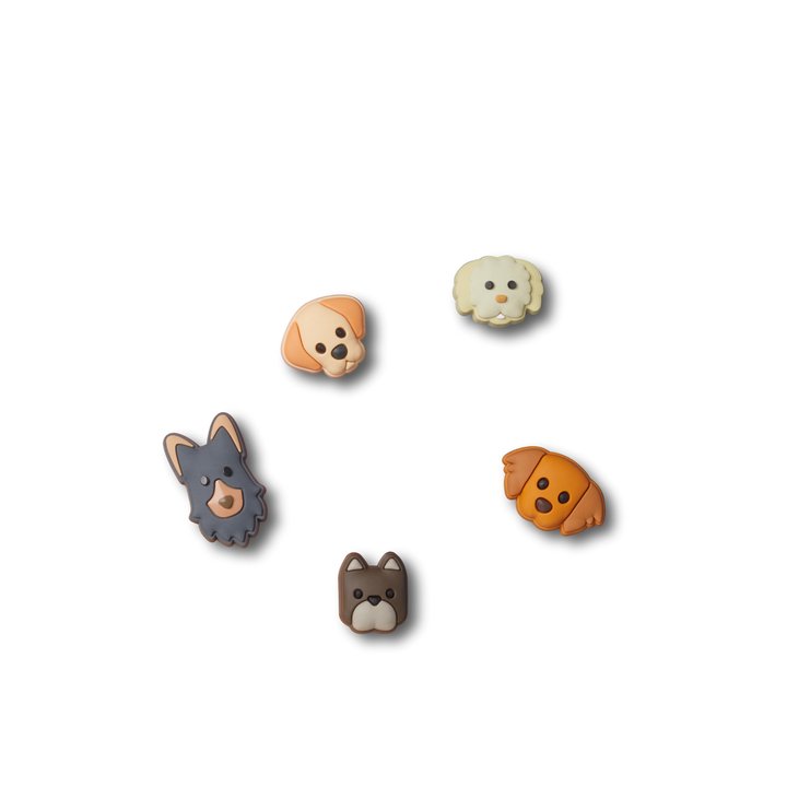 ตัวติดรองเท้า JIBBITZ™ TINY PUPPY 5 PACK