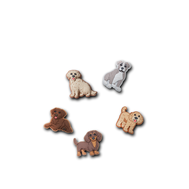 ตัวติดรองเท้า JIBBITZ™ DOGGIE DOODLE 5 PACK