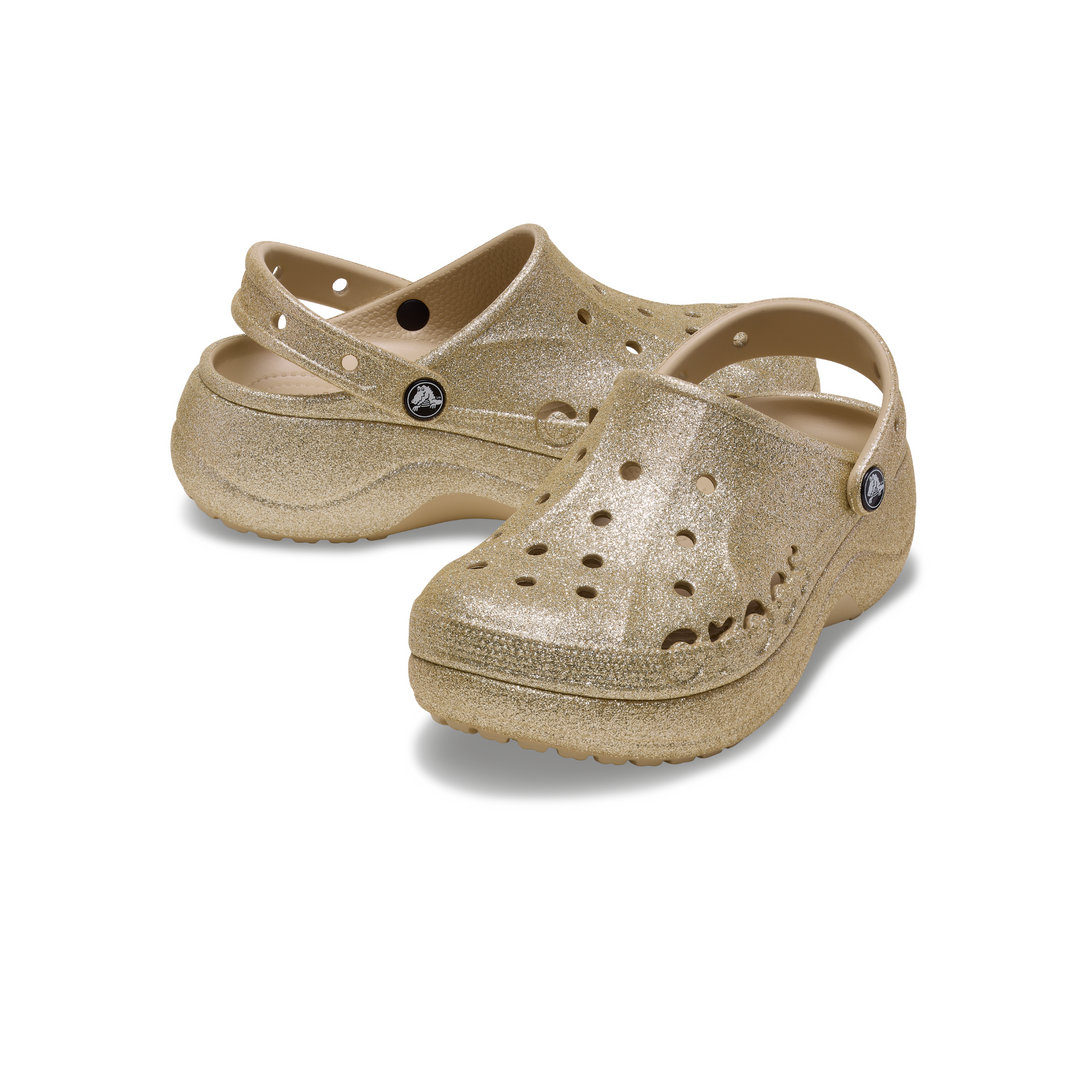 ★CROCS★ Women's Baya Platform Glitter Clogs CHAI 25SWCL208 WOMEN'S BAYA PLATFORM GLITTER CLOG – Crocs Thailand
