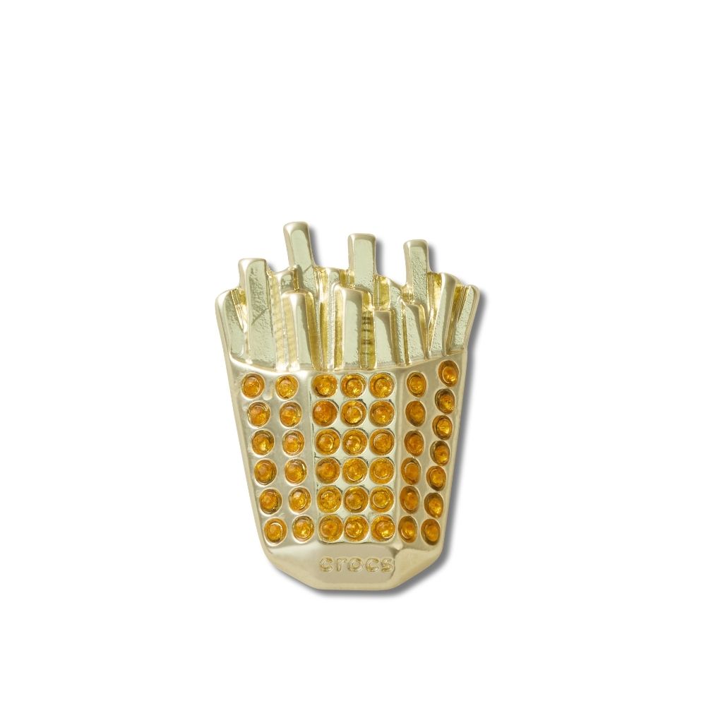 ตัวติดรองเท้า JIBBITZ™ GOLD FRENCH FRIES