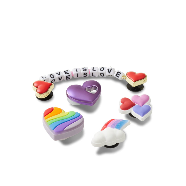 ตัวติดรองเท้า JIBBITZ™ PRIDE LOVE 5 PACK