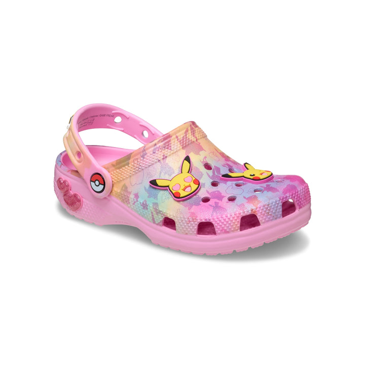 รองเท้าลำลองเด็ก PIKACHU PINK CLASSIC CLOG