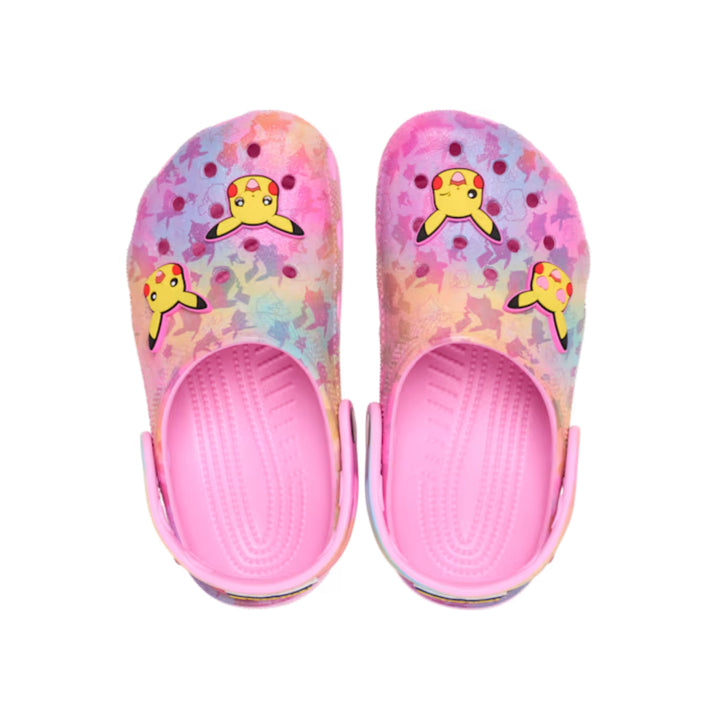 รองเท้าลำลองเด็ก PIKACHU PINK CLASSIC CLOG