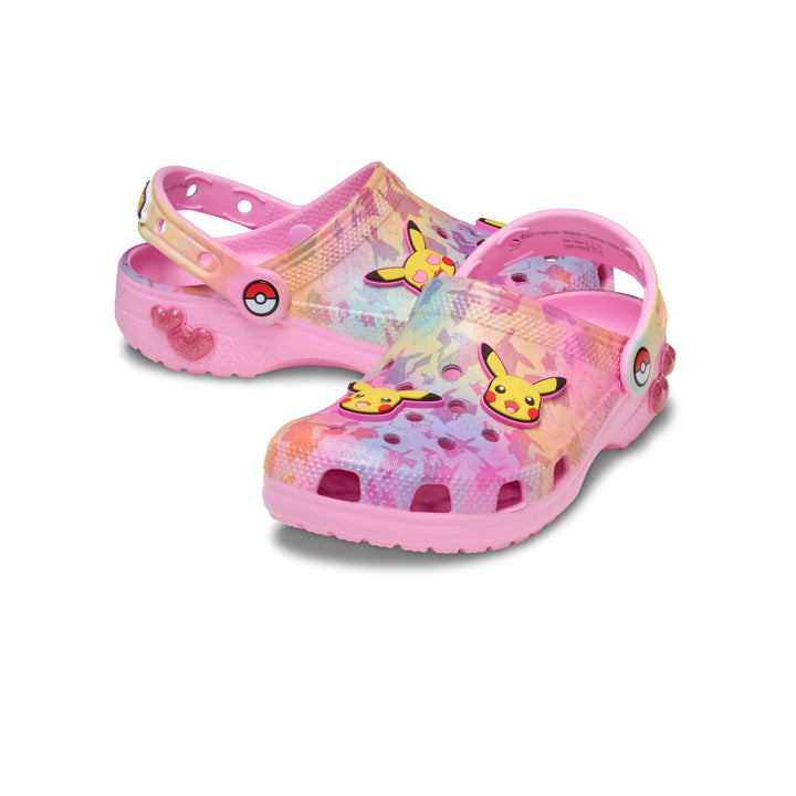 รองเท้าลำลองเด็ก PIKACHU PINK CLASSIC CLOG