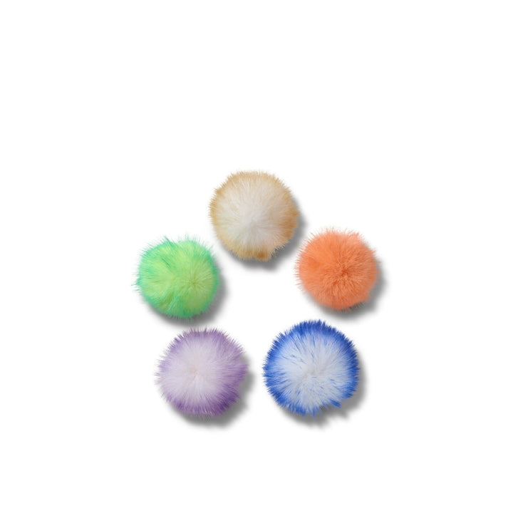 ตัวติดรองเท้า JIBBITZ™ LONG HAIR PUFF 5 PACK