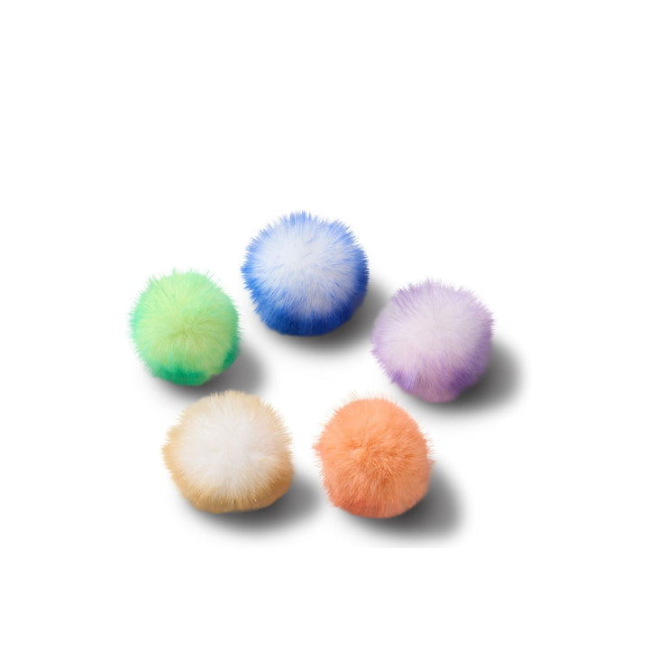 ตัวติดรองเท้า JIBBITZ™ LONG HAIR PUFF 5 PACK