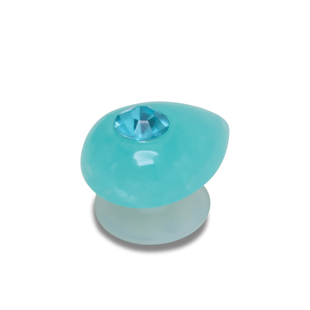 JIBBITZ™ SIMULATED AQUAMARINE MARCH