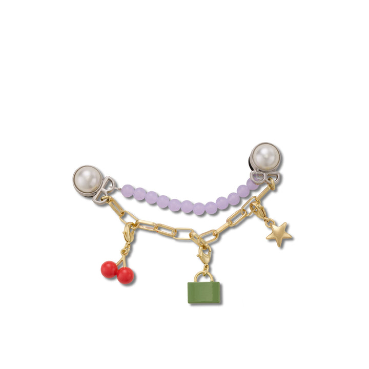 ตัวติดรองเท้า JIBBITZ™ PURPLE META CHARM CHAIN