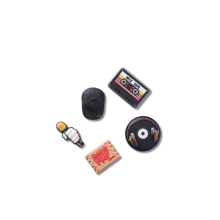 ตัวติดรองเท้า JIBBITZ™ HIP HOP MUSIC 5 PACK