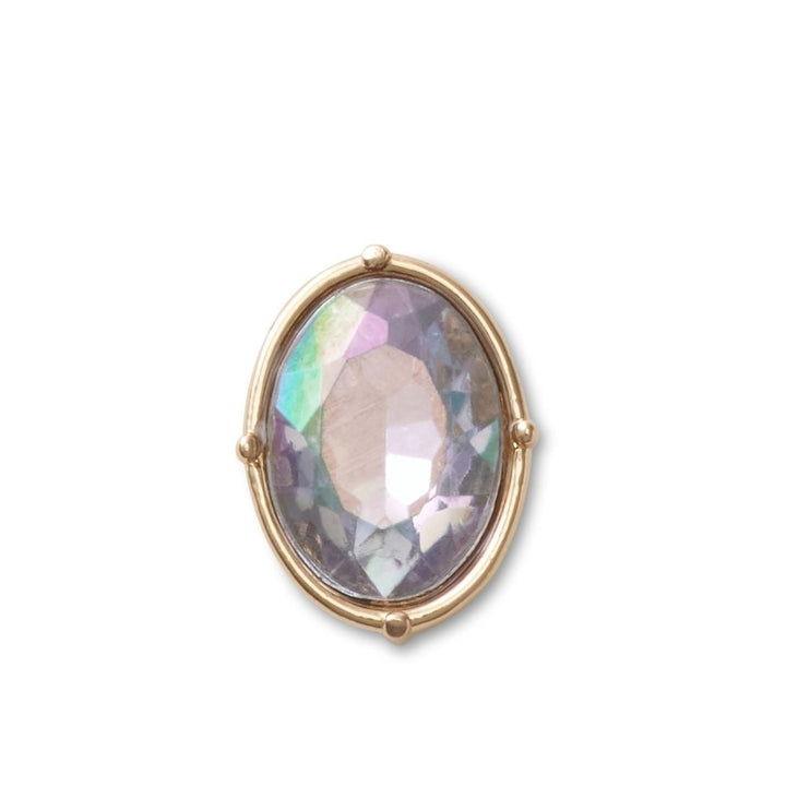 JIBBITZ™ CRYSTAL OVAL GEM SIM