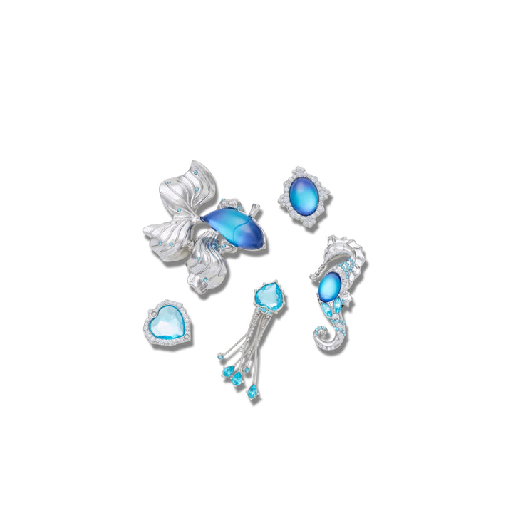 ตัวติดรองเท้า JIBBITZ™ MOONSTONE OCEAN 5 PACK