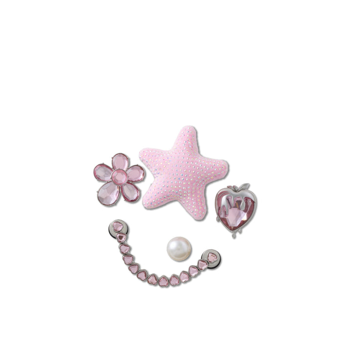 ตัวติดรองเท้า JIBBITZ™ PINK AND PEARL 5 PACK