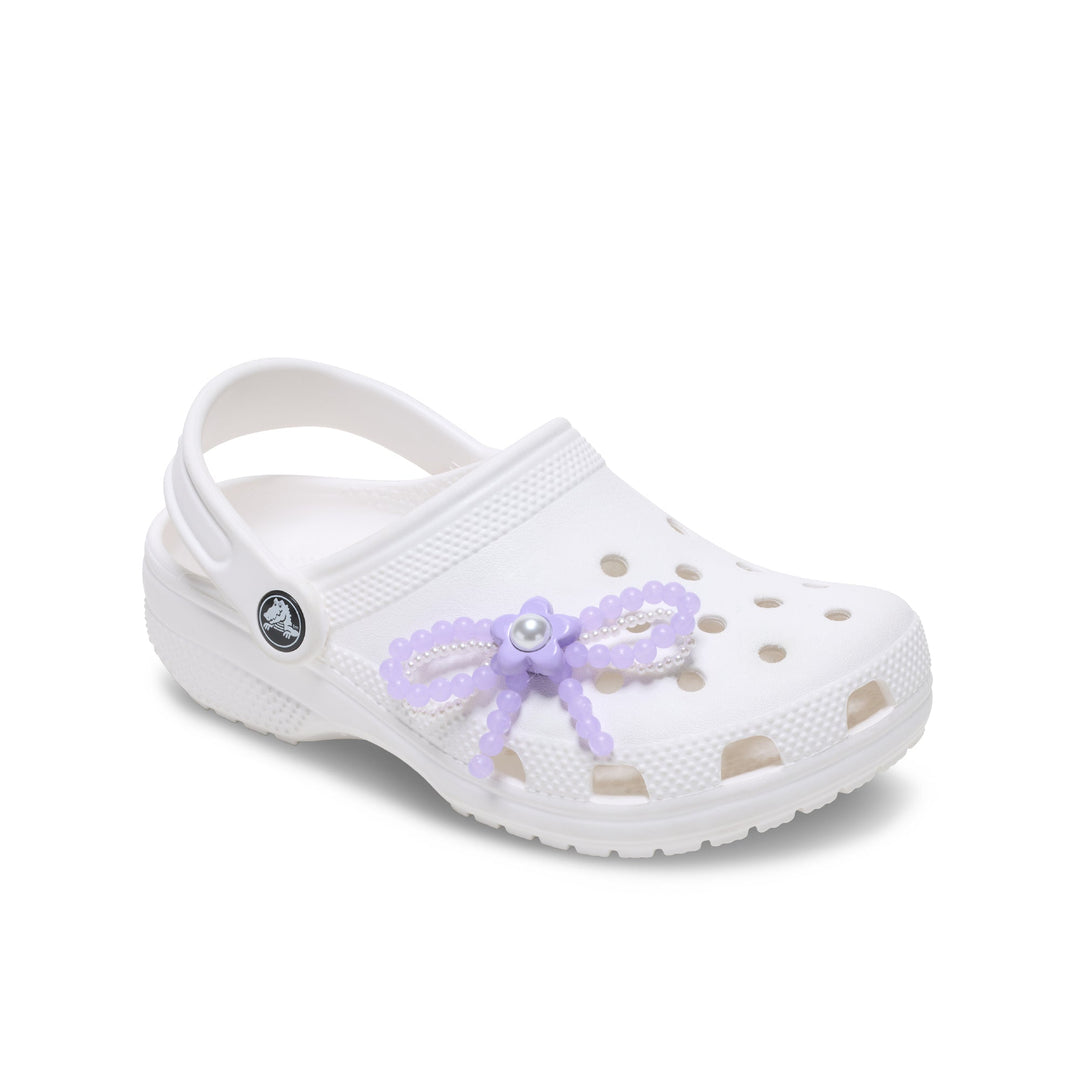ตัวติดรองเท้า JIBBITZ™ PURPLE META PEARL BOW