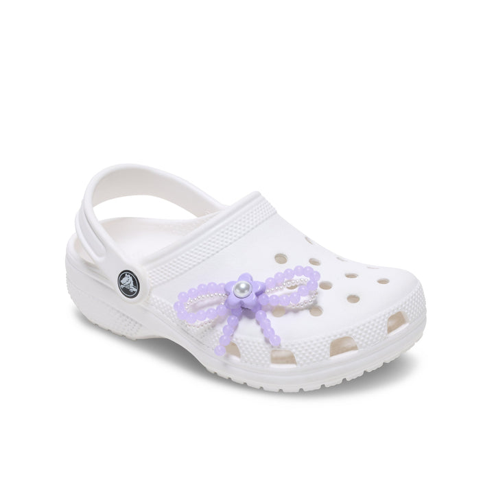 ตัวติดรองเท้า JIBBITZ™ PURPLE META PEARL BOW