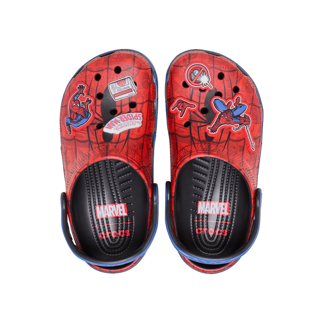 รองเท้าลำลองเด็ก KIDS' CLASSIC SPIDER-MAN WEB CLOG