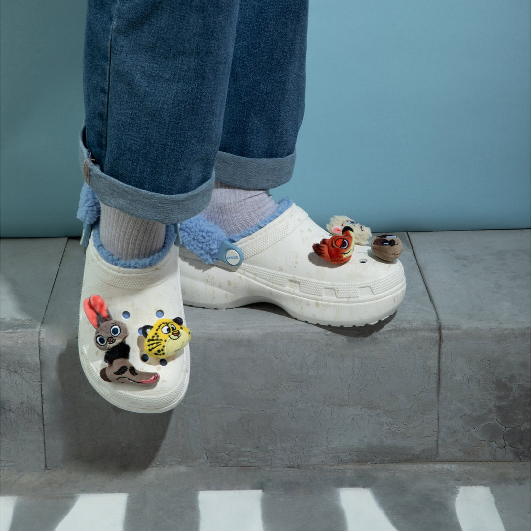 รองเท้าลำลองผู้หญิง ZOOTOPIA LINED PLATFORM CLOG