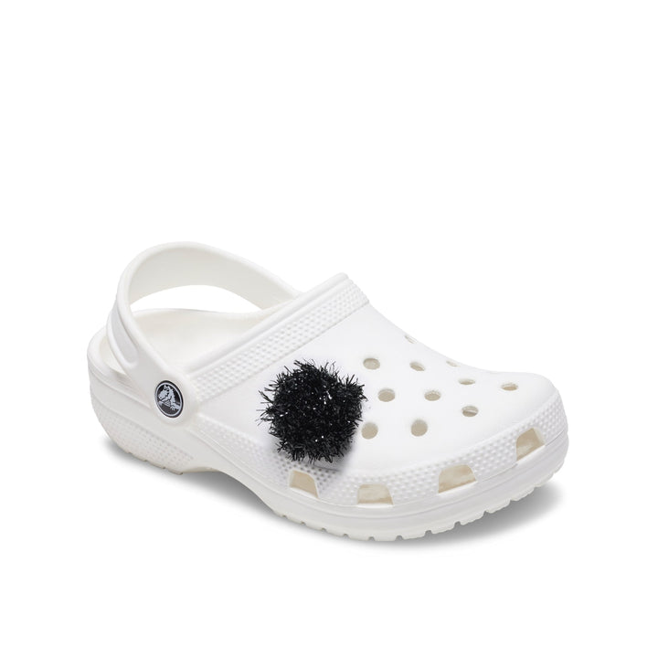 JIBBITZ™ BLACK TINSEL POM