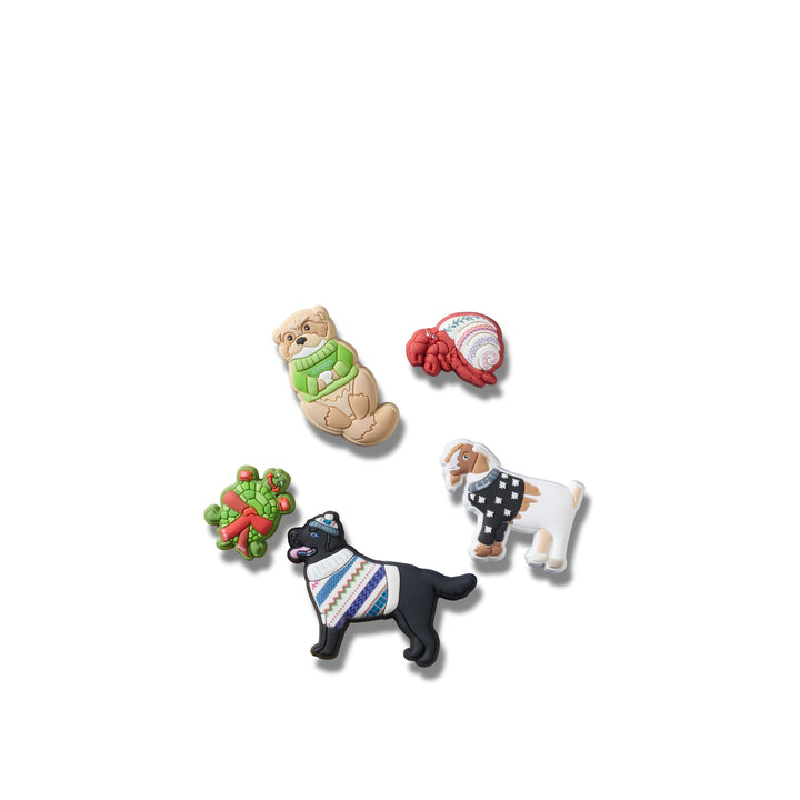 JIBBITZ™ FESTIVE DRESSED ANIMALS 5 PACK