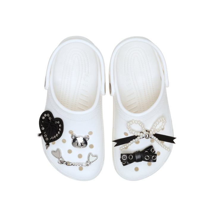 ตัวติดรองเท้า JIBBITZ™ INDIE LUXE SILVER 5 PACK