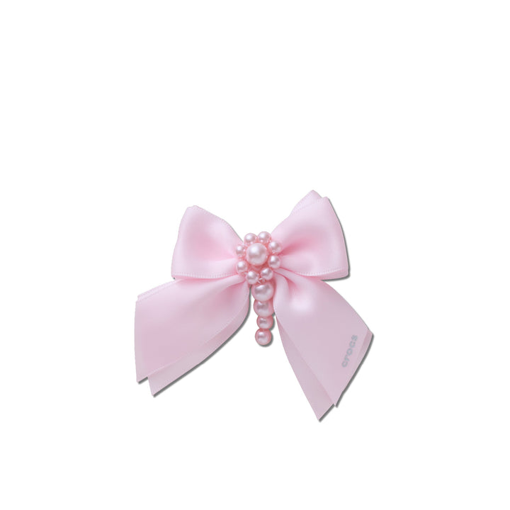 JIBBITZ™ PINK VELVET FLOWER BOW