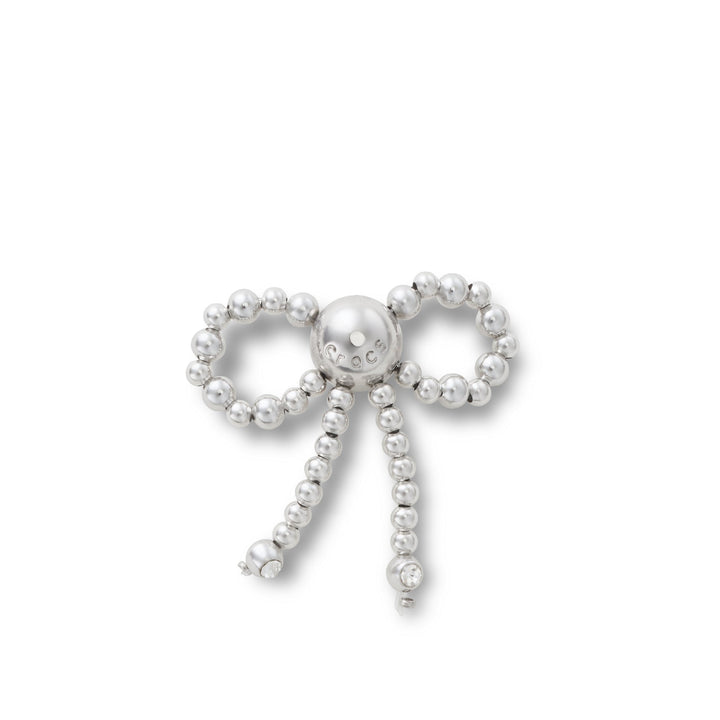 ตัวติดรองเท้า JIBBITZ™ SILVER BEADED BOW