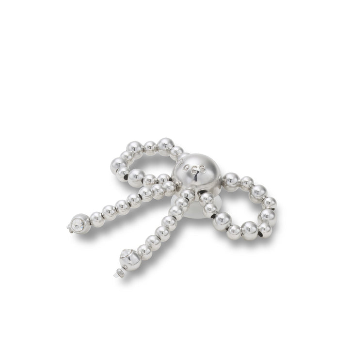 ตัวติดรองเท้า JIBBITZ™ SILVER BEADED BOW