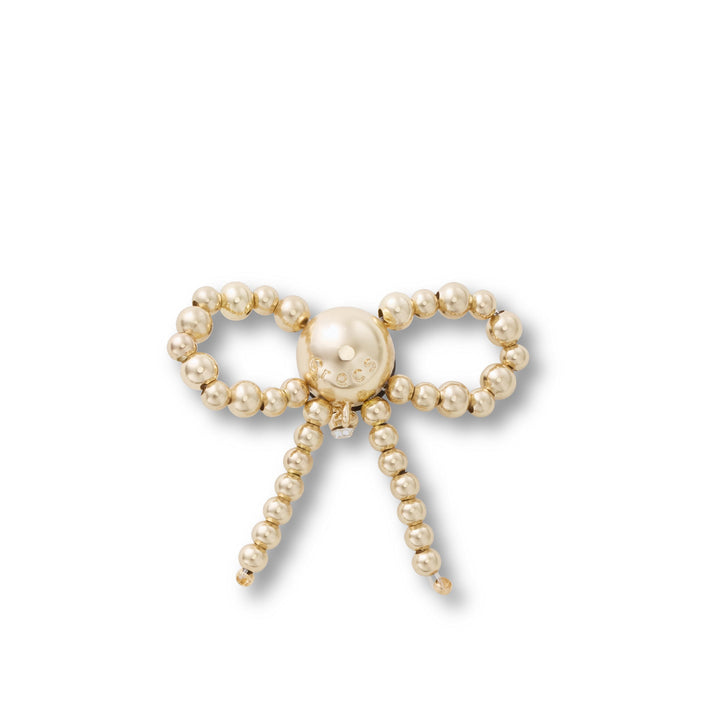 JIBBITZ™ GOLD BEADED BOW