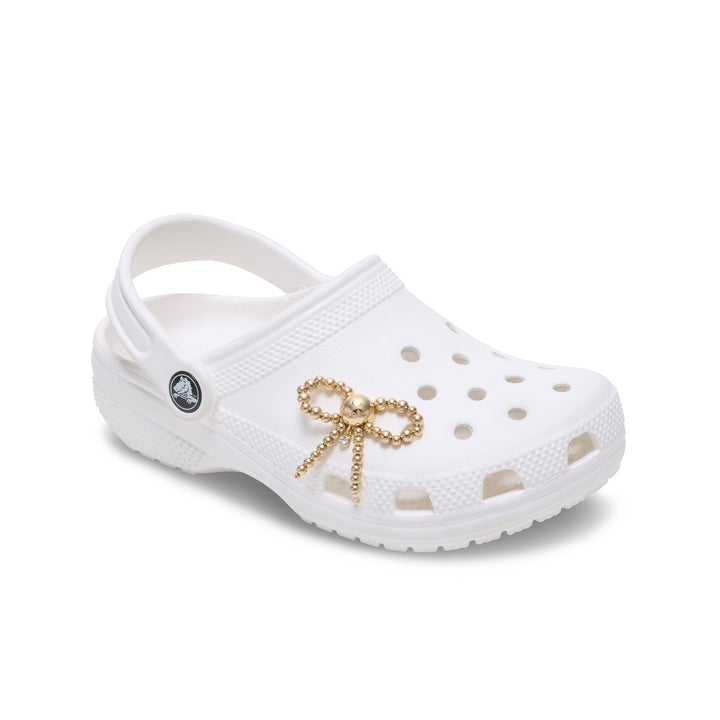 JIBBITZ™ GOLD BEADED BOW