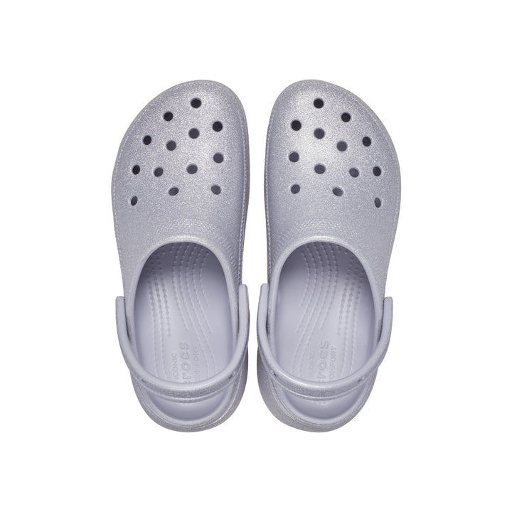 รองเท้าลำลองผู้หญิง CLASSIC PLATFORM GLITTER CLOG
