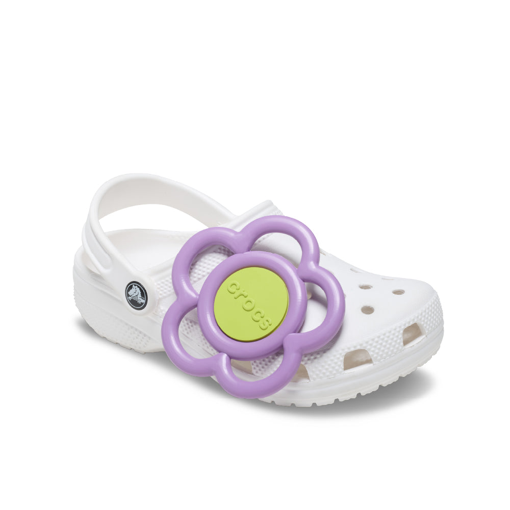 JIBBITZ™ MEGA PURPLE AND GREEN FLOWER