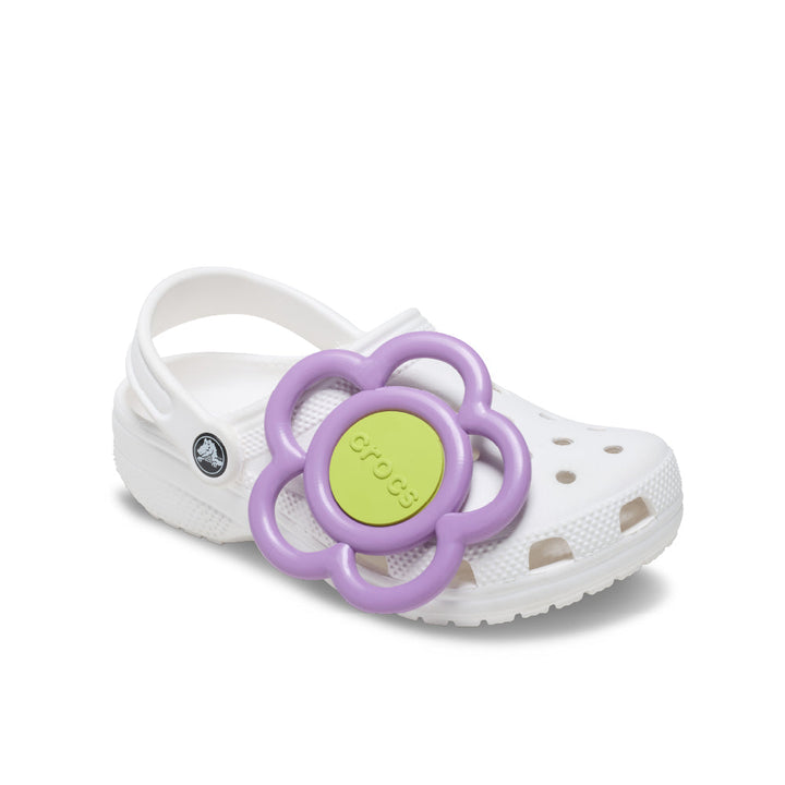 JIBBITZ™ MEGA PURPLE AND GREEN FLOWER