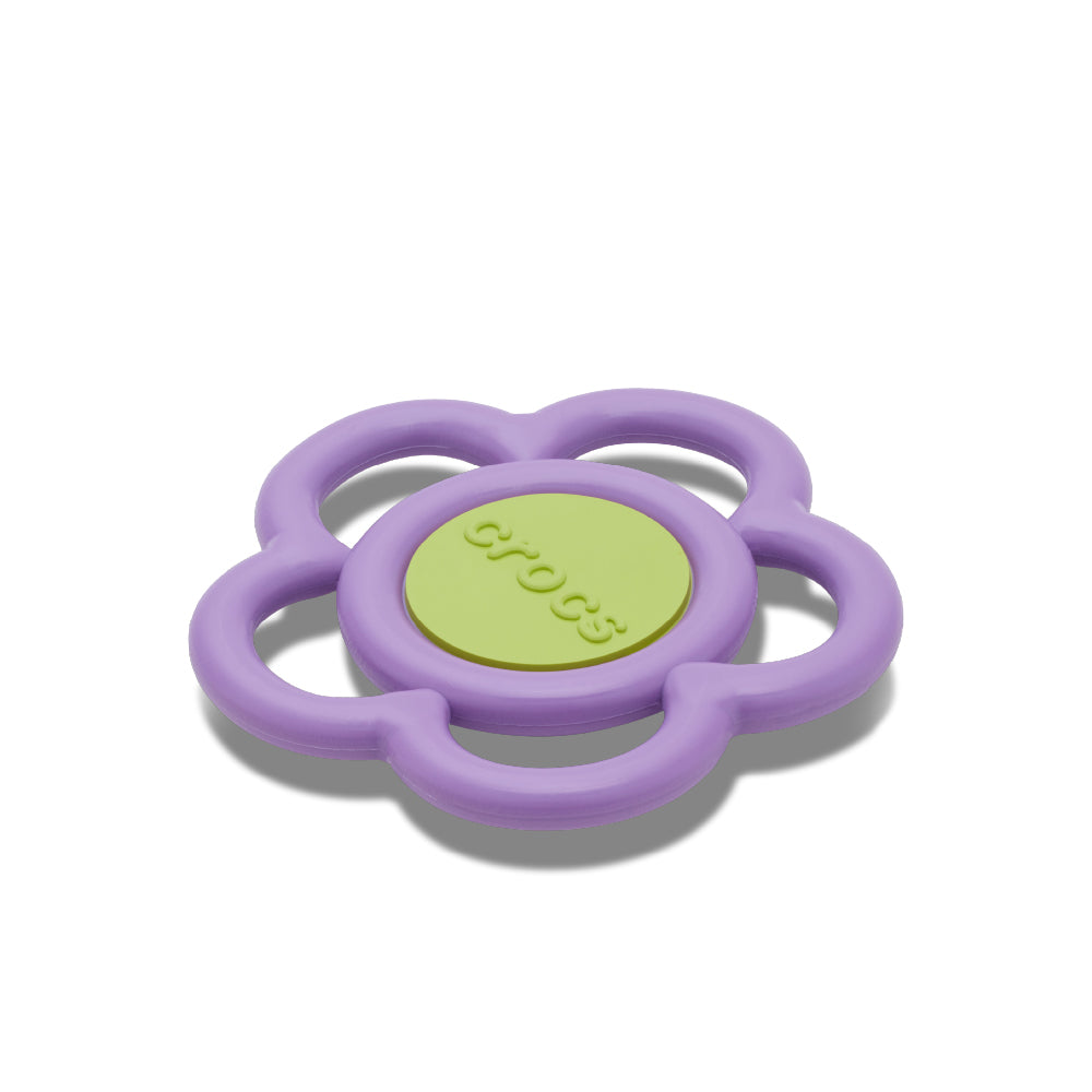JIBBITZ™ MEGA PURPLE AND GREEN FLOWER