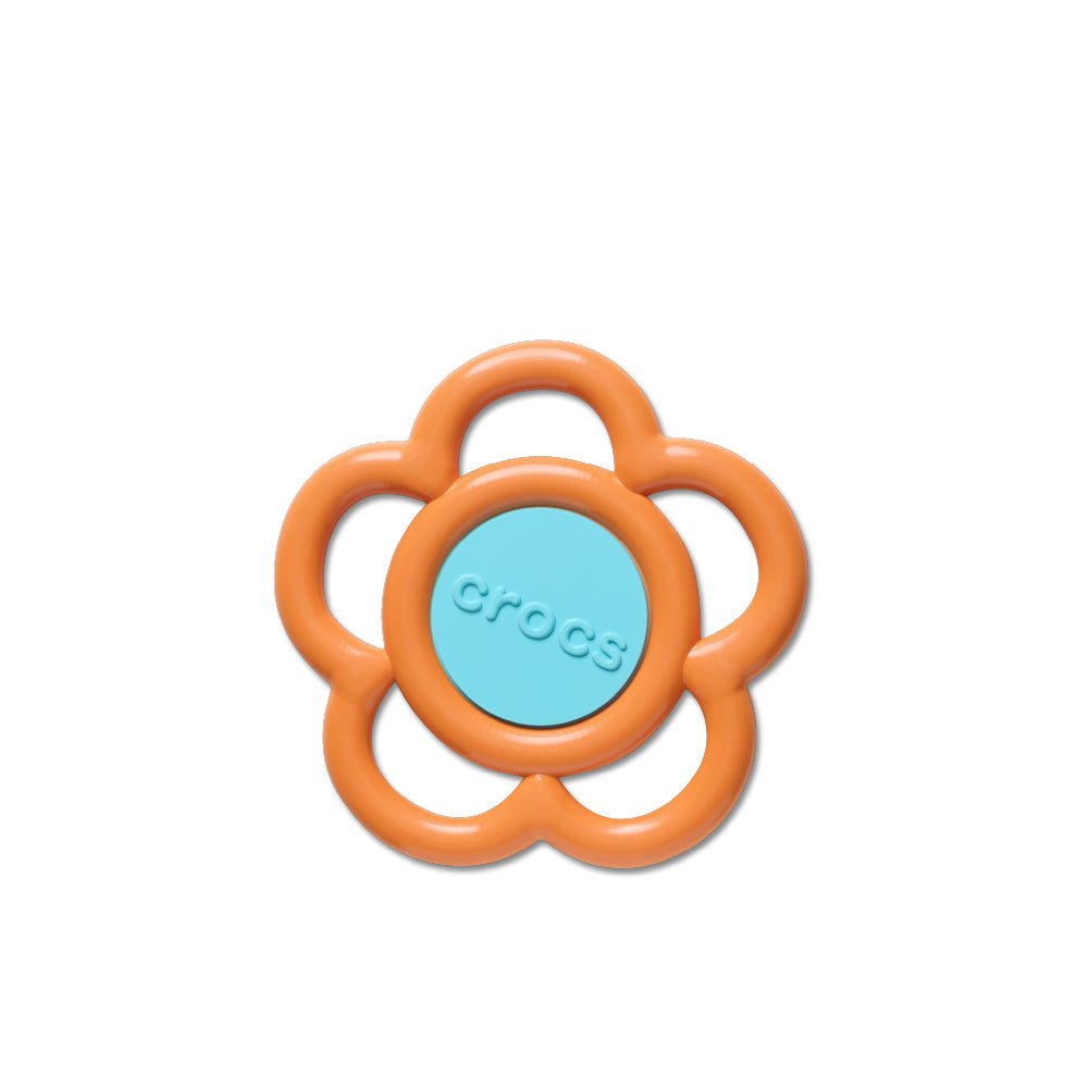 ตัวติดรองเท้า JIBBITZ™ MEGA ORANGE AND BLUE FLOWER