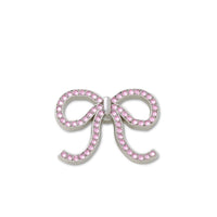 JIBBITZ™ PINK GLITTERY BOW