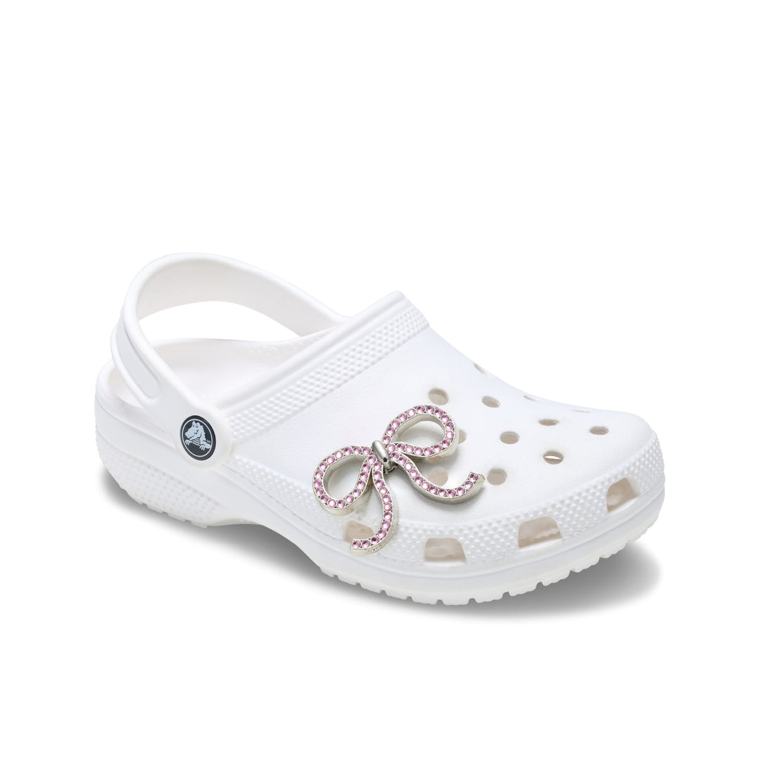 ตัวติดรองเท้า JIBBITZ™ PINK GLITTERY BOW