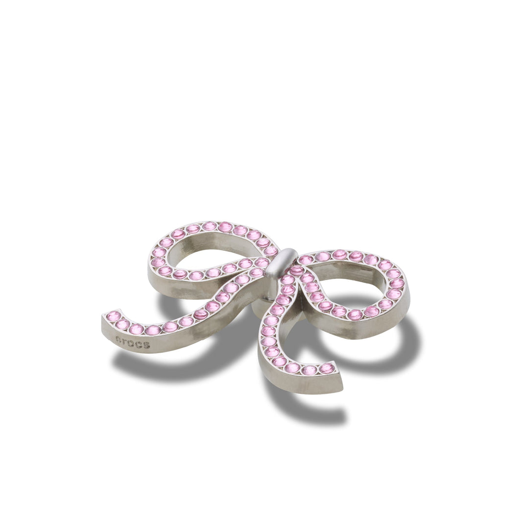 ตัวติดรองเท้า JIBBITZ™ PINK GLITTERY BOW