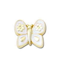 JIBBITZ™ GOLD PEARLIZED BUTTERFLY