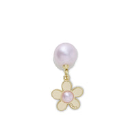 JIBBITZ™ PINK PEARL AND GOLD FLOWER
