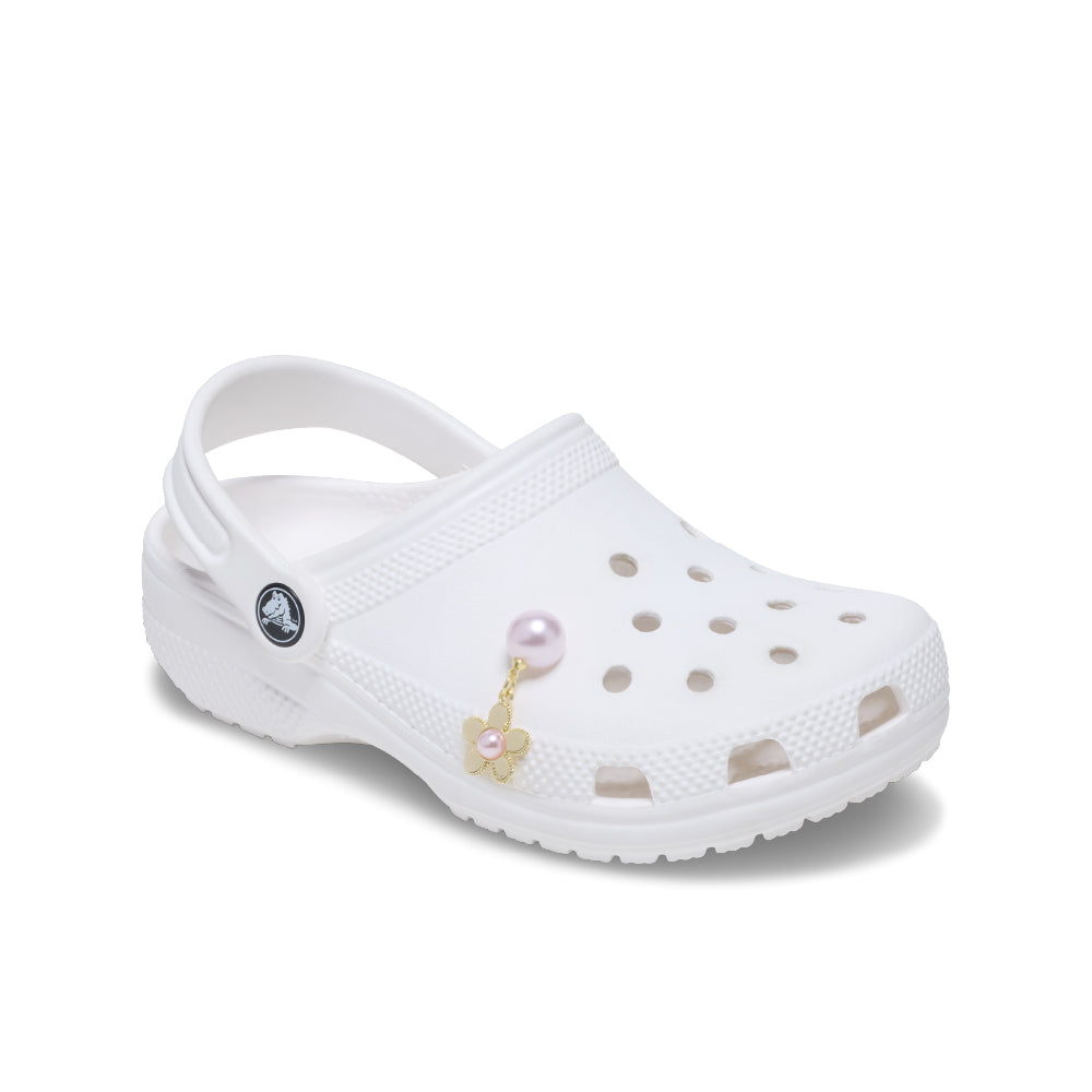 ตัวติดรองเท้า JIBBITZ™ PINK PEARL AND GOLD FLOWER