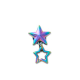 ตัวติดรองเท้า JIBBITZ™ IRIDESCENT DOUBLE STAR