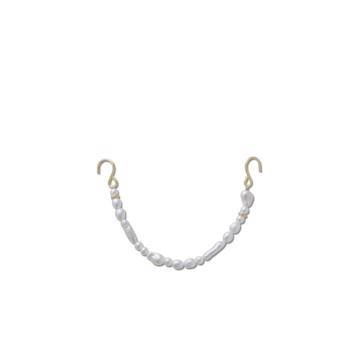 ตัวติดรองเท้า JIBBITZ™ GOLD SMT PEARL RIVET CHAIN