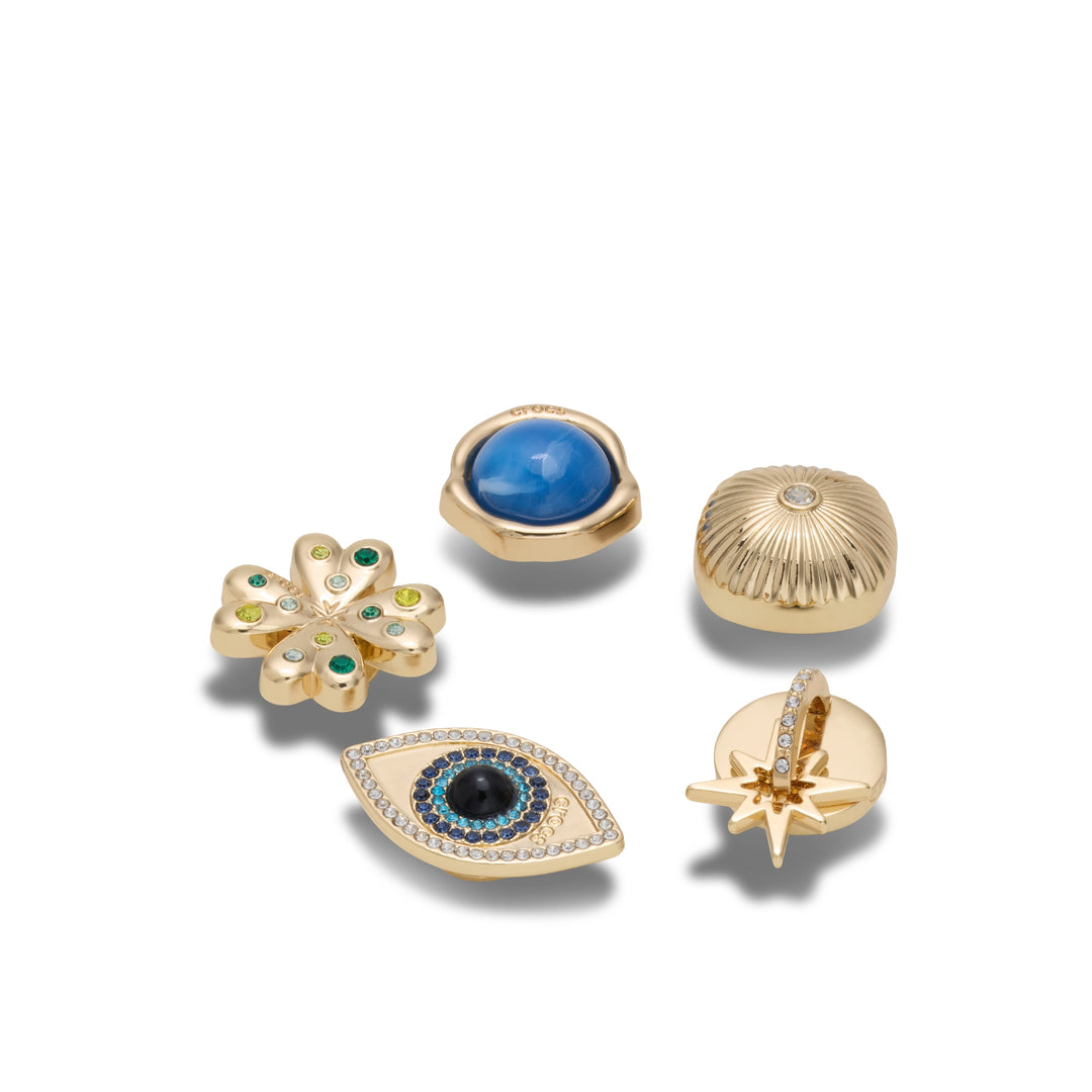 JIBBITZ™ GOLD SMT GEM MYSTIC 5 PACK