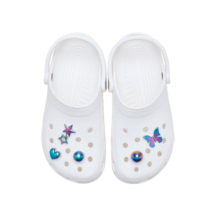 ตัวติดรองเท้า JIBBITZ™ IRIDESCENT META 5 PACK