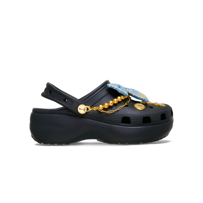 รองเท้าลำลองผู้หญิง CLASSIC PLATFORM DENIM GLITZ CLOG