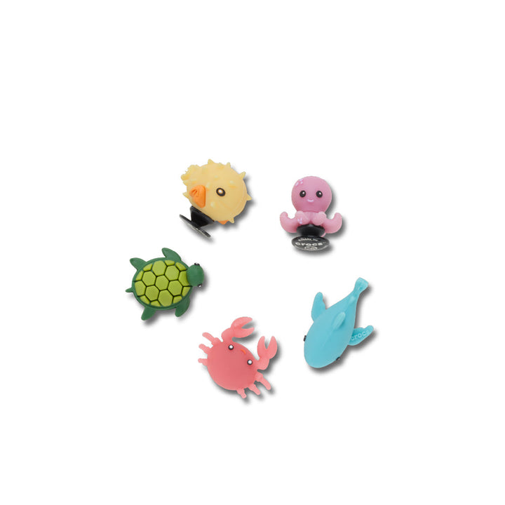 ตัวติดรองเท้า JIBBITZ™ UV CHANGING SEA ANIMALS 5 PACK
