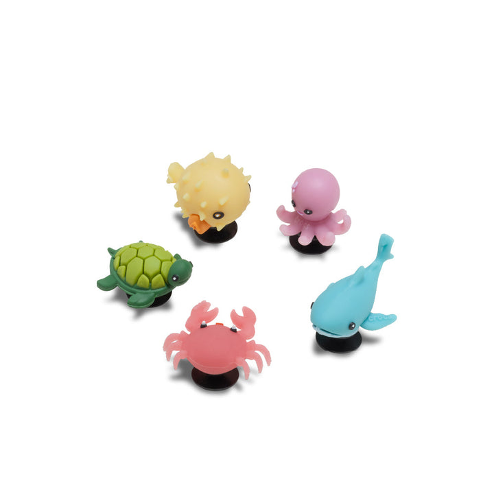 ตัวติดรองเท้า JIBBITZ™ UV CHANGING SEA ANIMALS 5 PACK