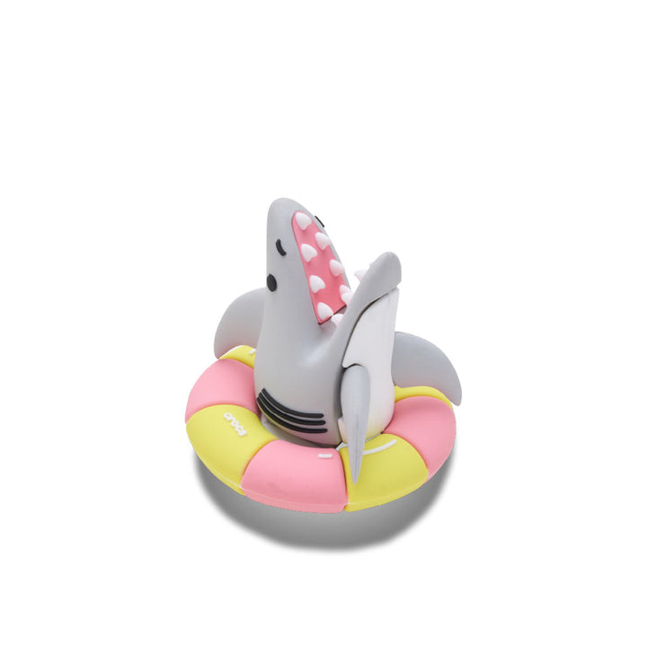 ตัวติดรองเท้า JIBBITZ™ 3D SWIMMING SHARK