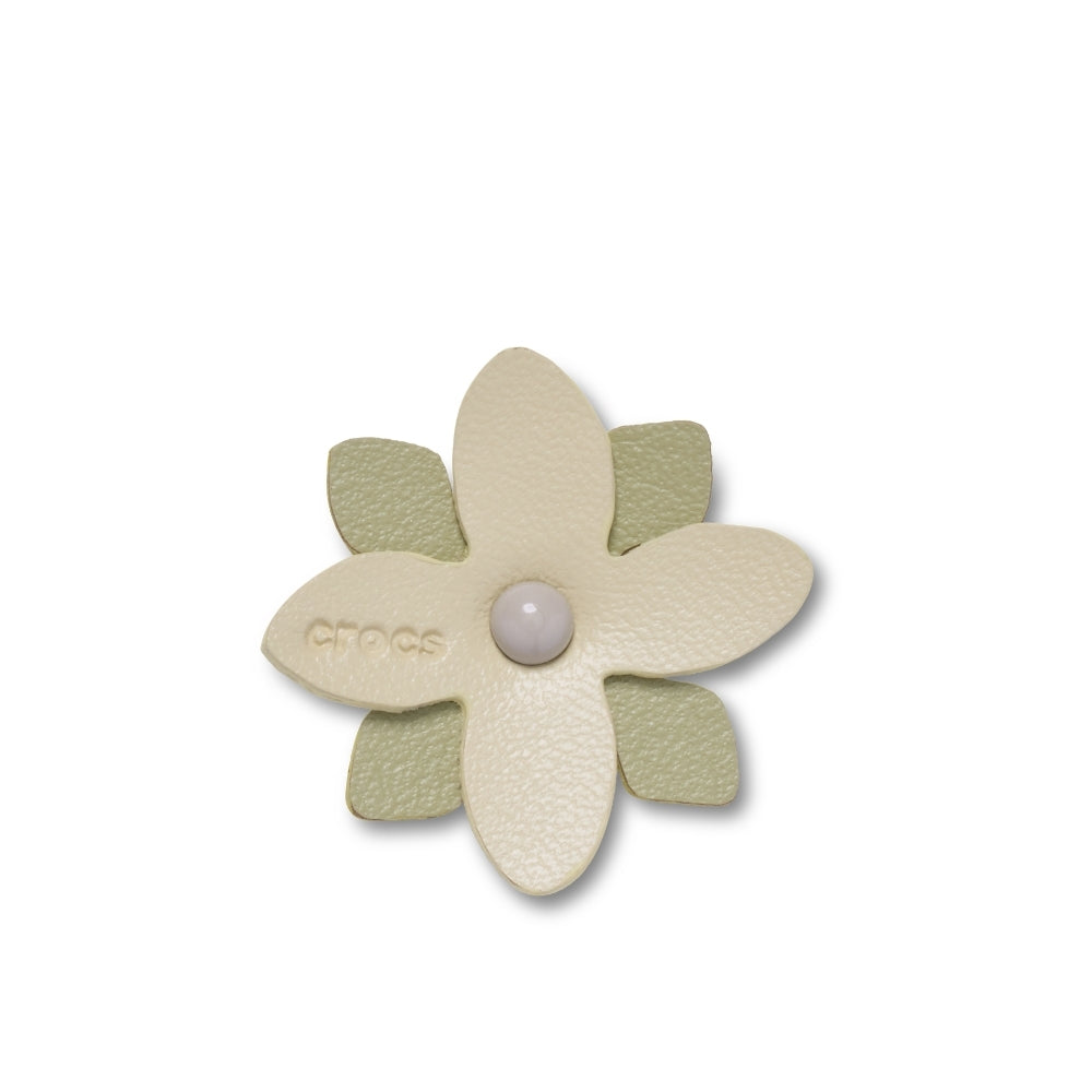 JIBBITZ™ FAUX LEATHER TAC GREEN FLOWER – Crocs Thailand